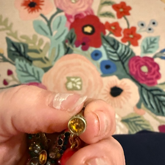 Heidi Daus Red Beaded Bracelet with Multicolor Butterfly - Picture 9 of 9